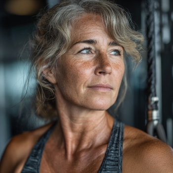 Aktív idősebb emberek edzés közben